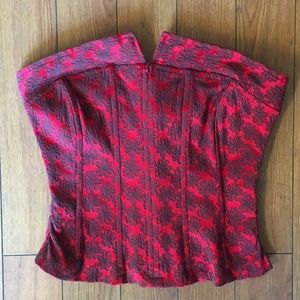 Vintage corset/ bustier tube top